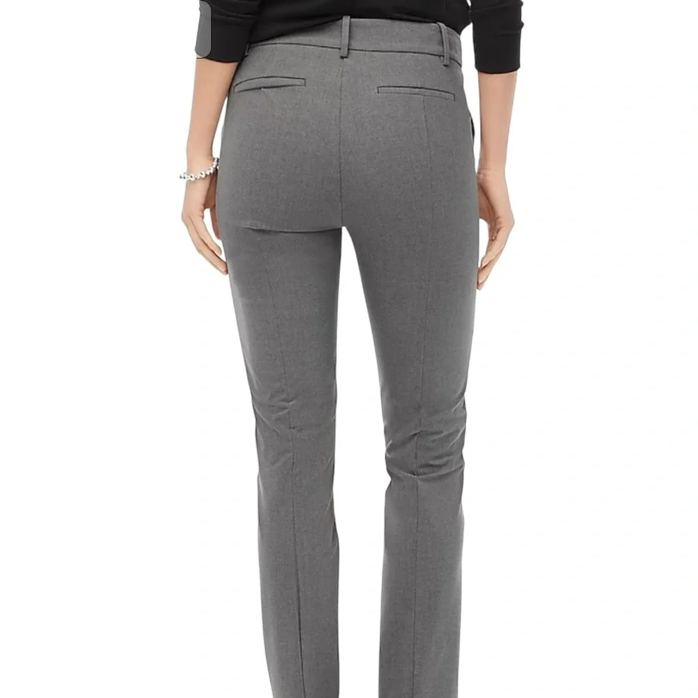 J. Crew Italian Wool Trouser Pant 10 Tall Gray